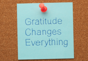 Gratitude changes everything